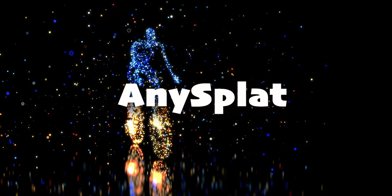 Thumbnail for: AnySplat: Feed-forward 3D Gaussian Splatting from Unconstrained Views